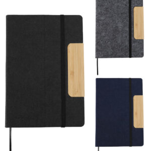 Gazette - Felt Bamboo Notebook